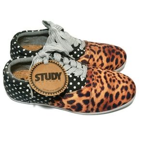 Study Footwear Sneakers Leopard/Polka Dot Drop